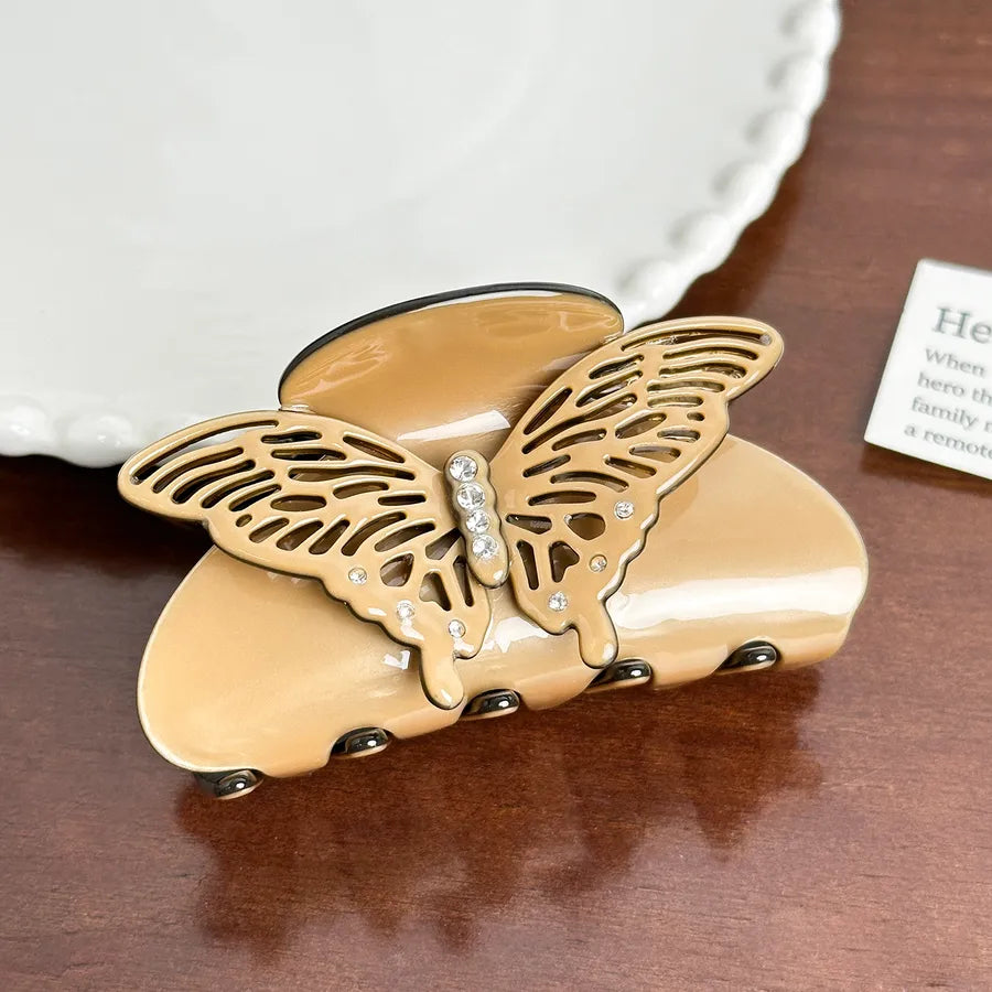 Dove Fashionable Acetate Butterfly Hair Clip Versatile Half Updo Shark Clamp Hair Accessories Women's Stylish Hair Decorations