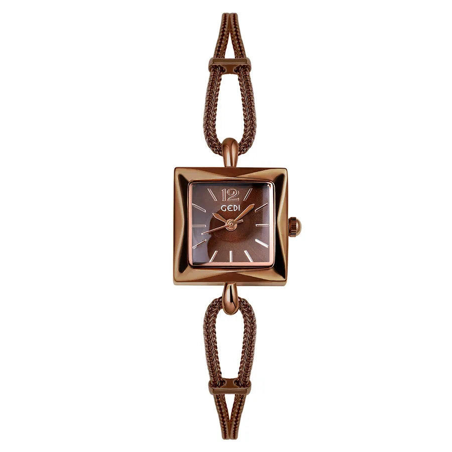 casual square jewelry buckle quartz women's watches