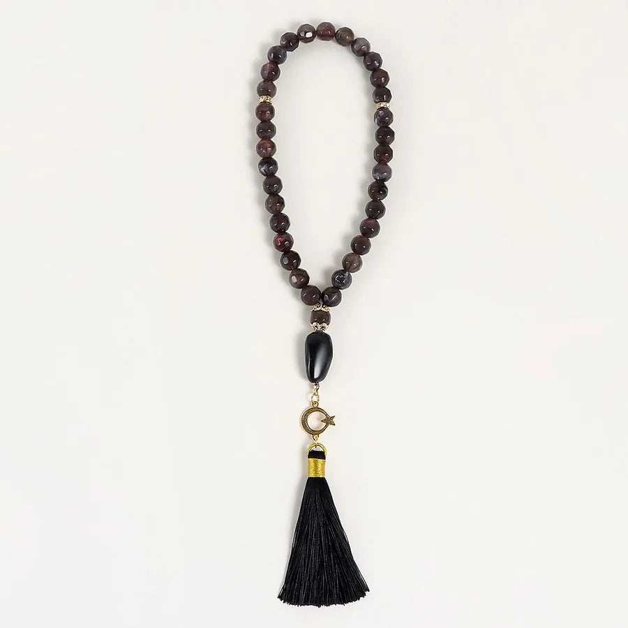 Classical Ethnic Style Round Tassel Arylic Alloy Wholesale Rosary