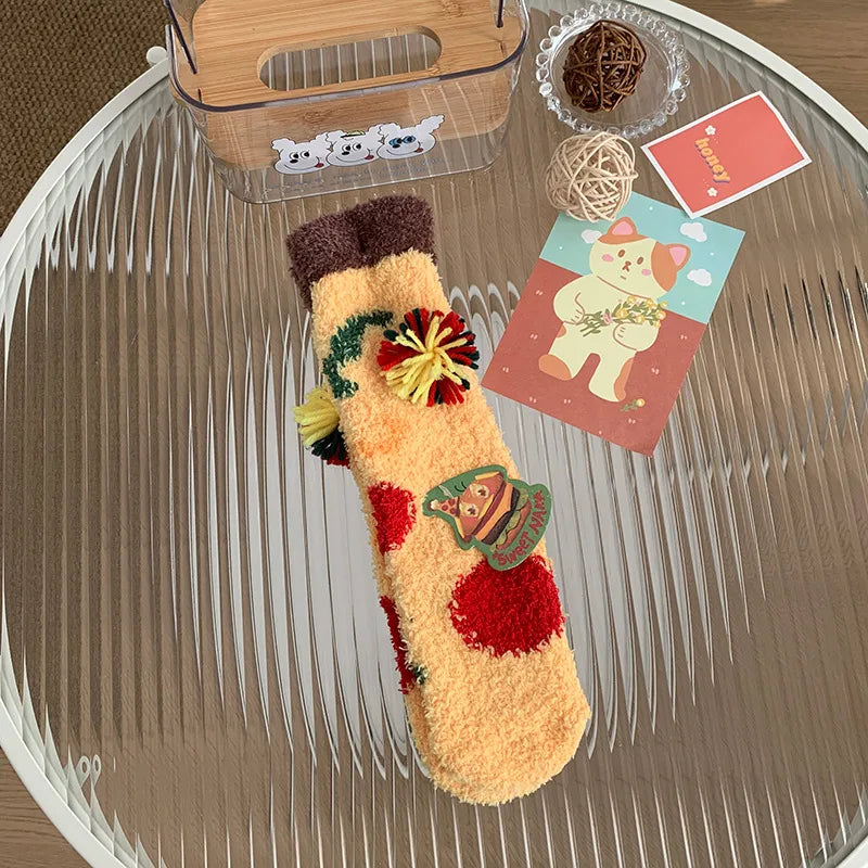 Sweet Women's Cartoon Polyester Ankle Socks A Pair