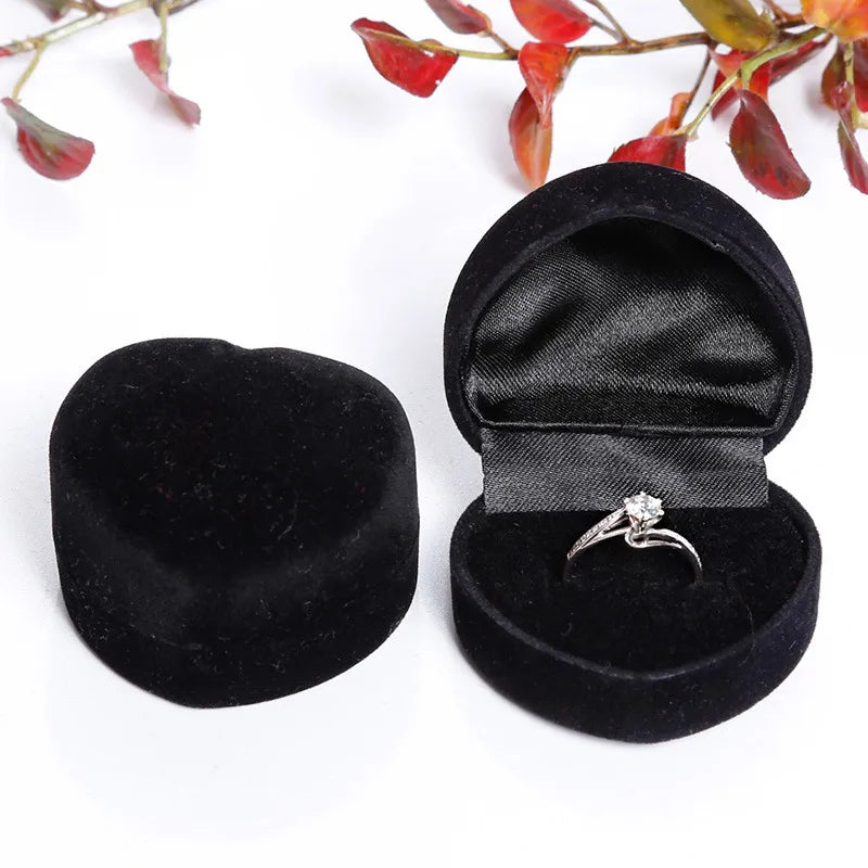 Simple Style Commute Heart Shape Plastic Valentine'S Day Jewelry Boxes