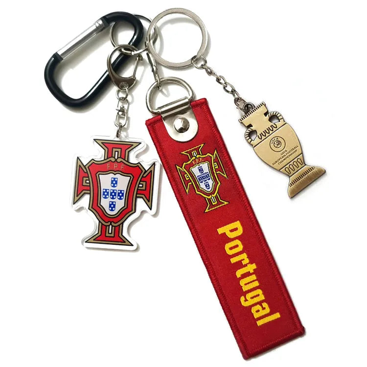 Modern Style Vocabulary Words/Name National Flag Acrylic Alloy Cloth Unisex Spring Ring Trigger Clasp Closure Keychain