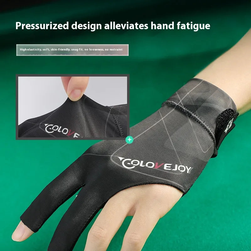 Vocabulary Words/Name Multicolor Spandex Polyester Billiard Gloves