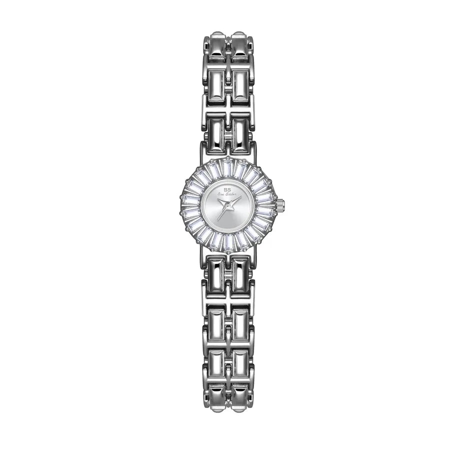 Casual Elegant Lady Solid Color Jewelry Buckle Quartz Watch Women's Watches