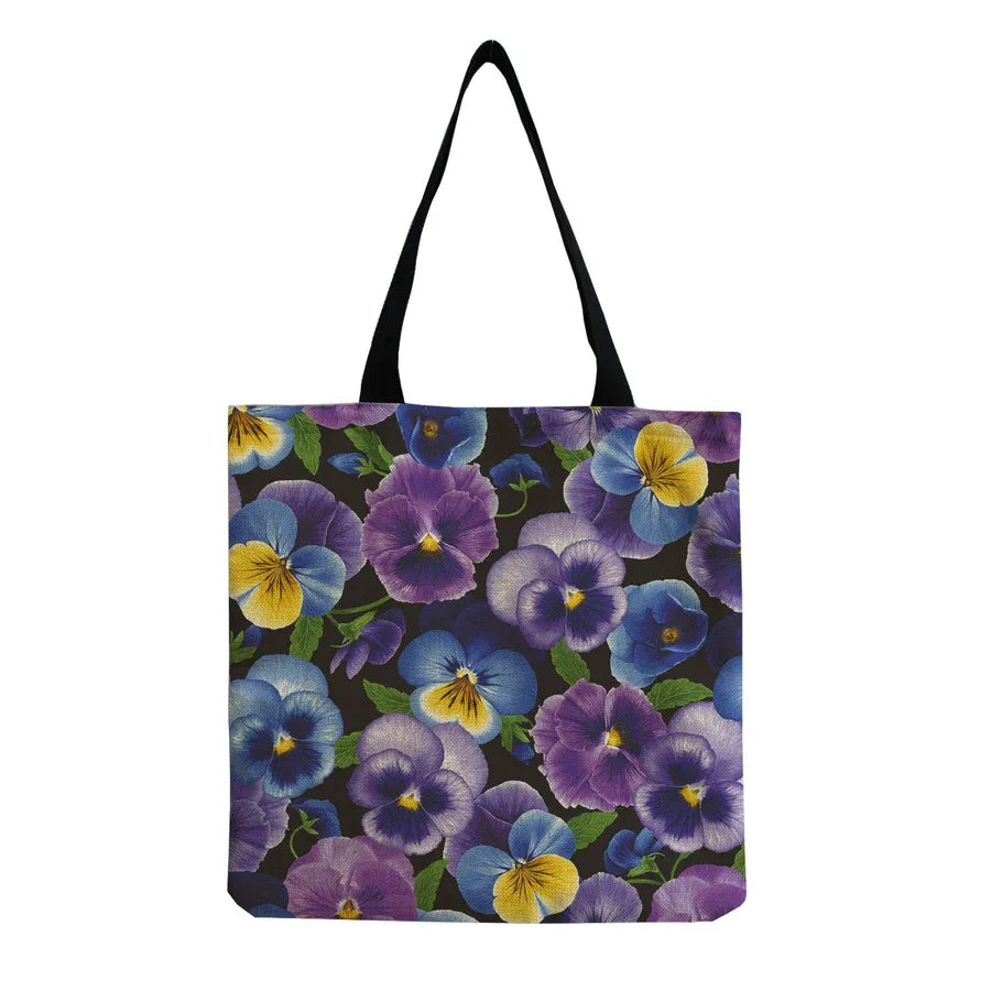women's fashion flower shopping bags