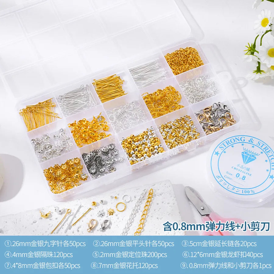 casual simple style solid color metal plating jewelry accessories