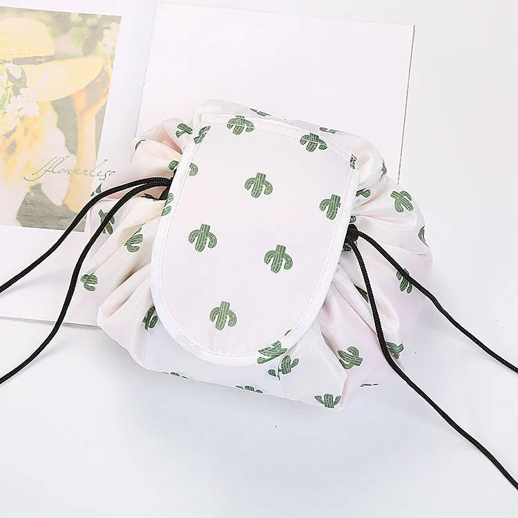 casual stripe flamingo feather oxford cloth travel bags