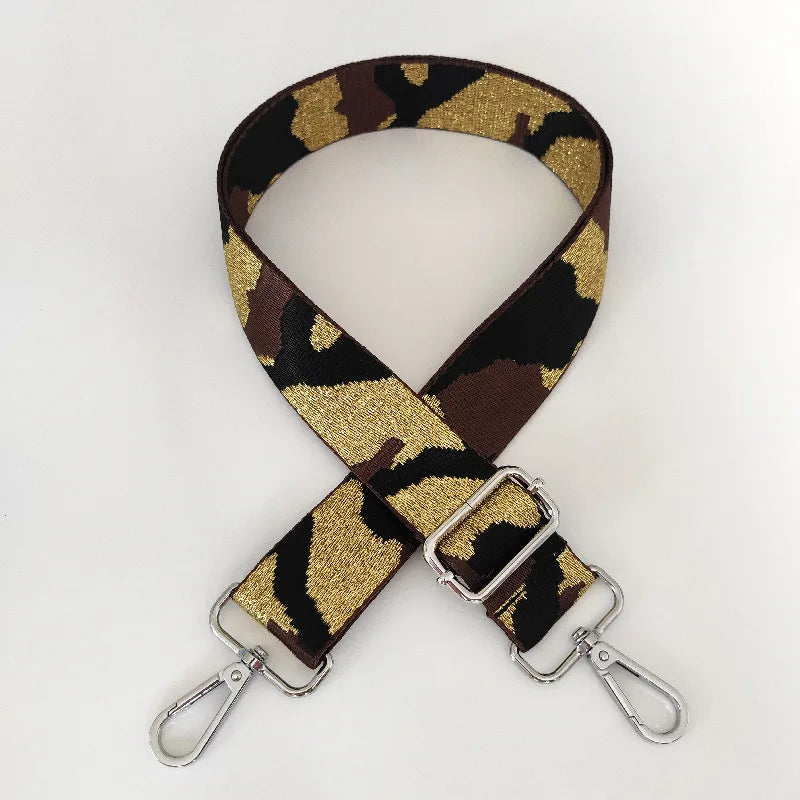 new wide camouflage webbing adjustable shoulder messenger long strap