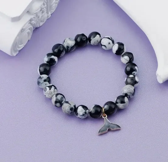 Casual Elegant Classic Style Geometric natural stone Beaded Chain Bracelets In Bulk