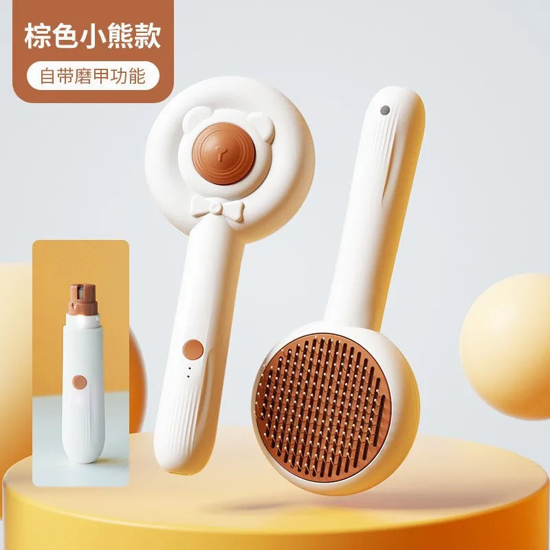 basic stainless steel plastic solid color pet accessories