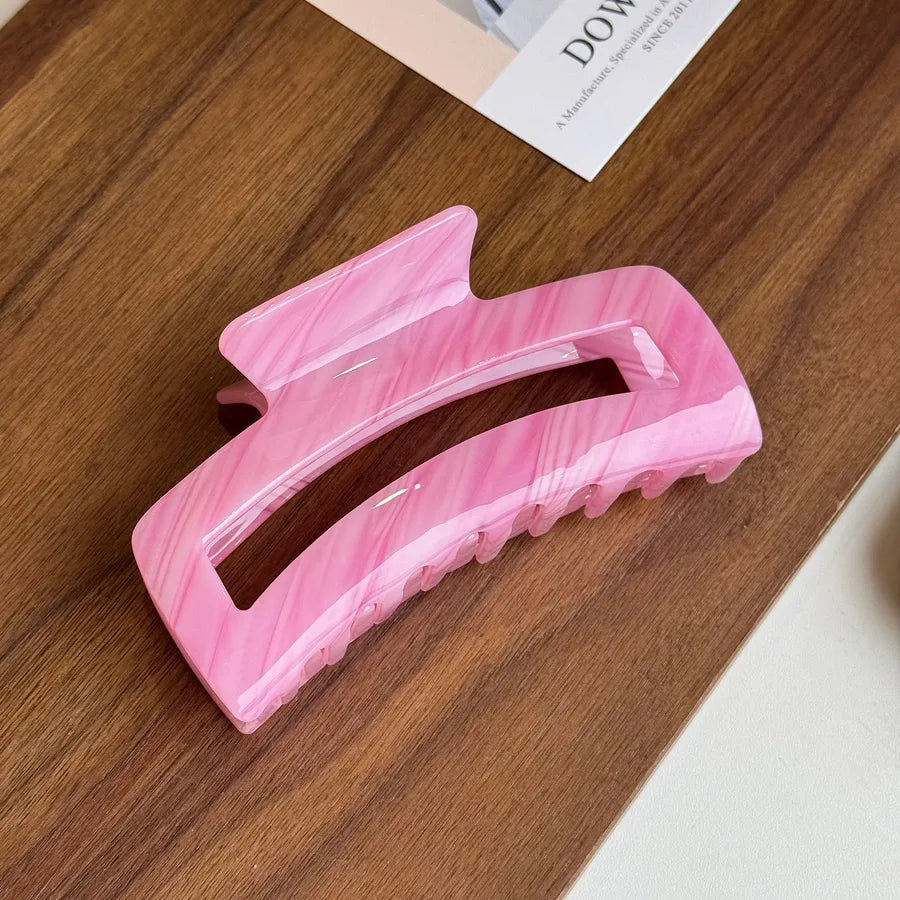 Large Size Hollow Arc Shaped Hair Claw Clip Design Sense Vinegar Acetate Universal Hair Accessories For Women Simple Style