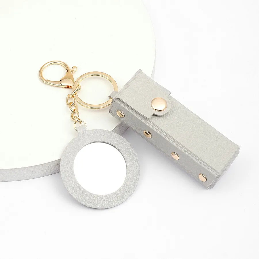 Creative small gift Women's lipstick key chain carry lipstick key bag Car pendant