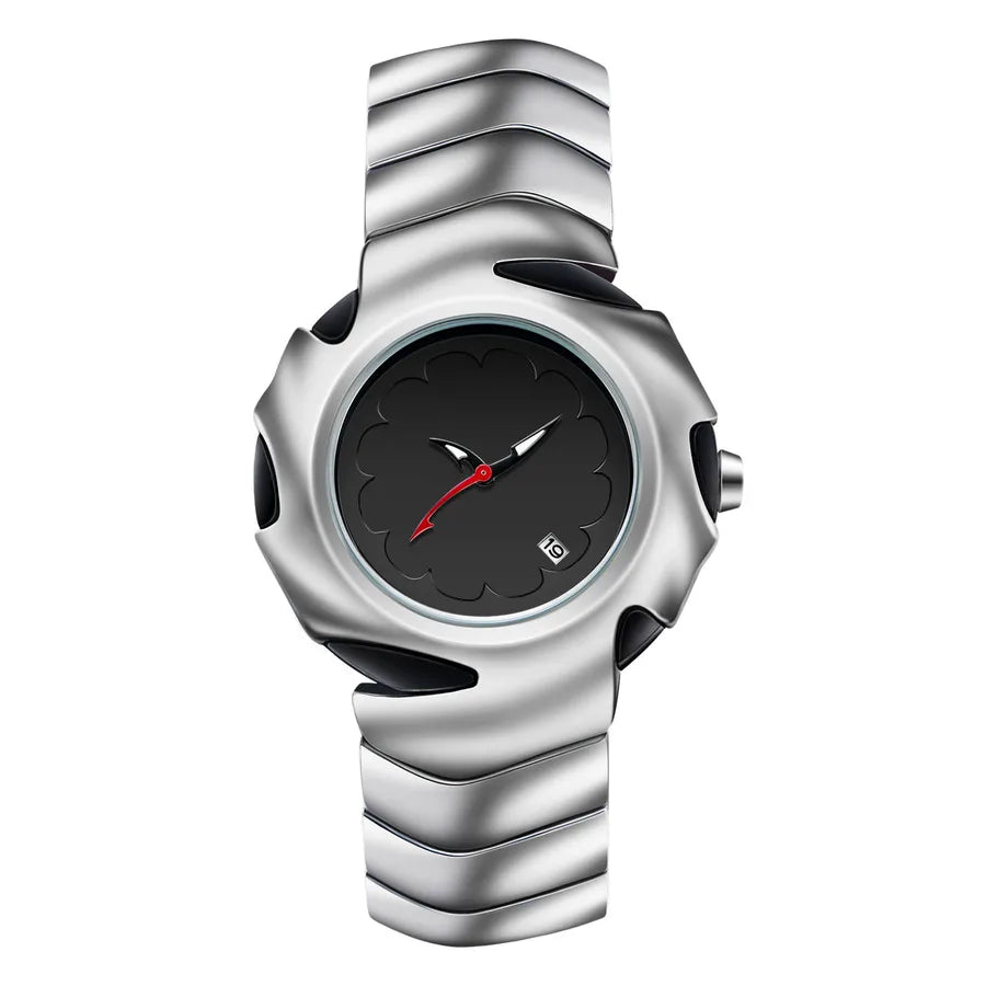 Streetwear Geometric Butterfly Double Snap Quartz Men's Watches