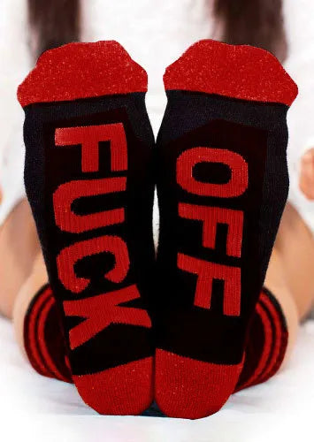 unisex casual letter cotton jacquard socks ankle socks