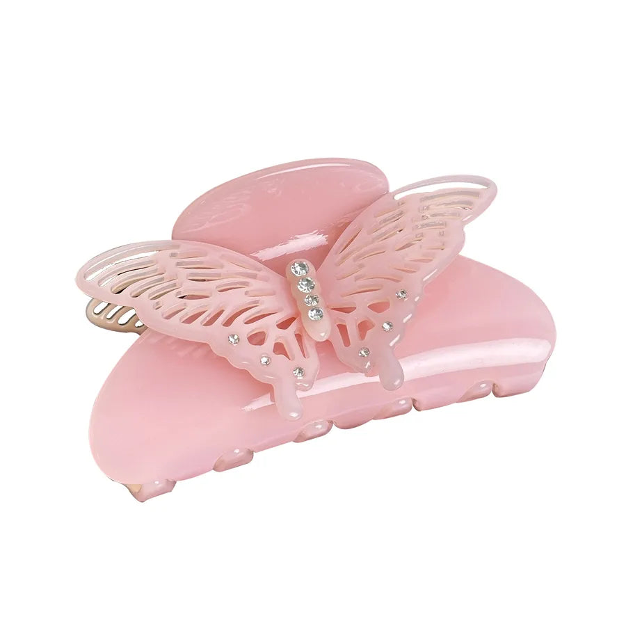 Dove Fashionable Acetate Butterfly Hair Clip Versatile Half Updo Shark Clamp Hair Accessories Women's Stylish Hair Decorations