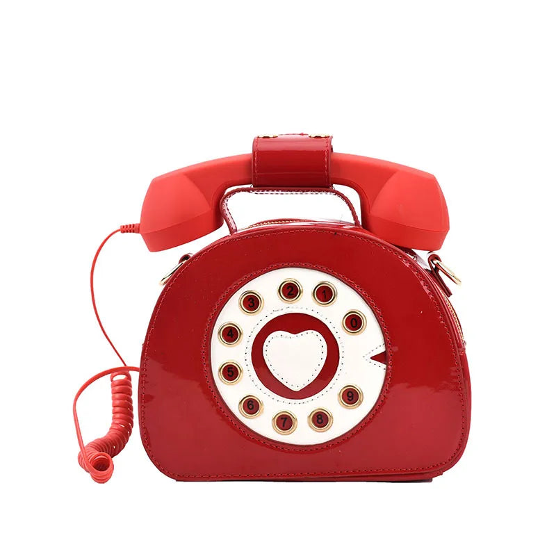 women's all seasons pu leather digital telephone fashion zipper handbag