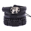 Hot Men's Leather Bracelet Woven Leather Strap Bracelet Accessories  Fashion Fashion Fashion Bracelet Ornament