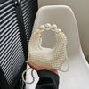 Women's Small Plastic Solid Color Elegant Classic Style Square Open Crossbody Bag