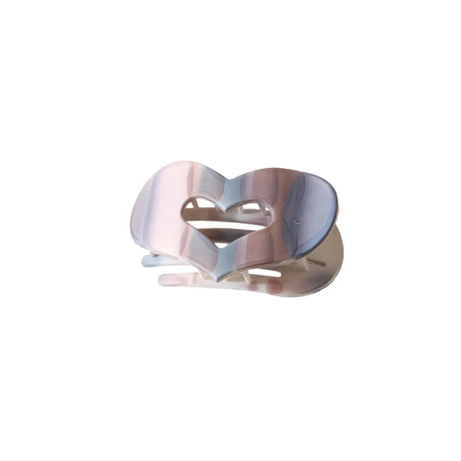 Simple Style Women's Heart Shape pc Plating Hair Clip