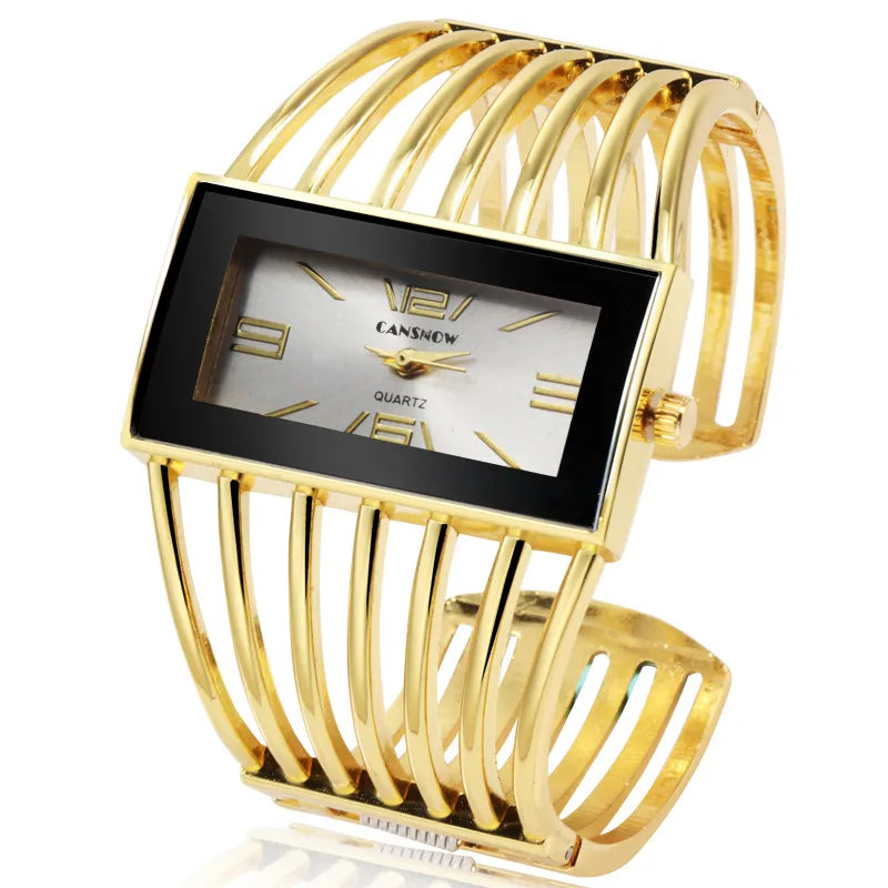 elegant lady geometric quartz women's watches