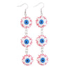Long Pendant Halloween New Style Women's Fashion Simple Eye Drop Earrings Trendy Personality Dangle Earrings Animal Zodiac Design