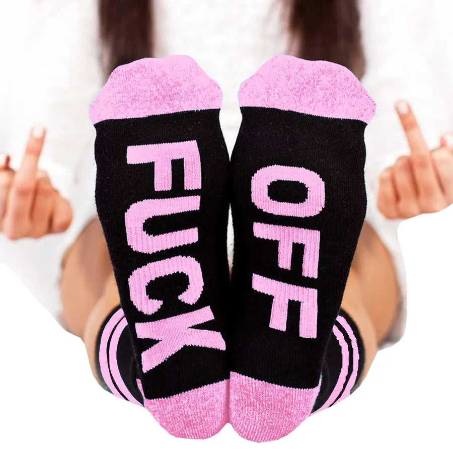 unisex casual letter cotton jacquard socks ankle socks