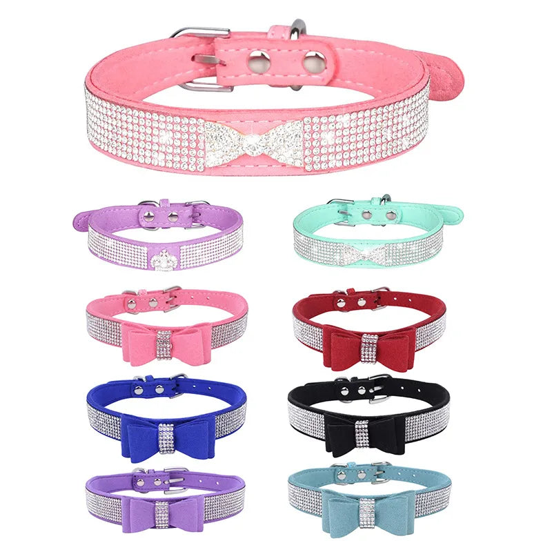 1 Piece All Seasons Simple Style Classic Style Microfiber Solid Color Pet Collar