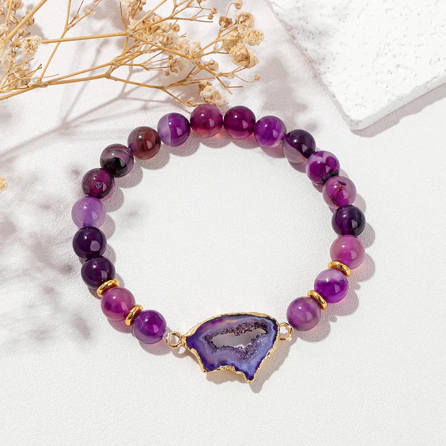 Simple Style Geometric natural stone Bracelets In Bulk