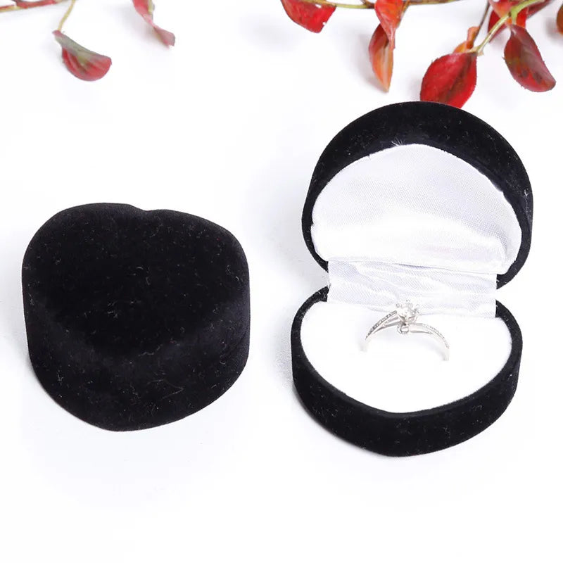 Simple Style Commute Heart Shape Plastic Valentine'S Day Jewelry Boxes