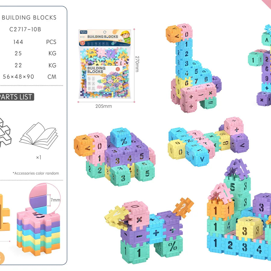 Building Toys Toddler(3-6Years) Number PP Toys