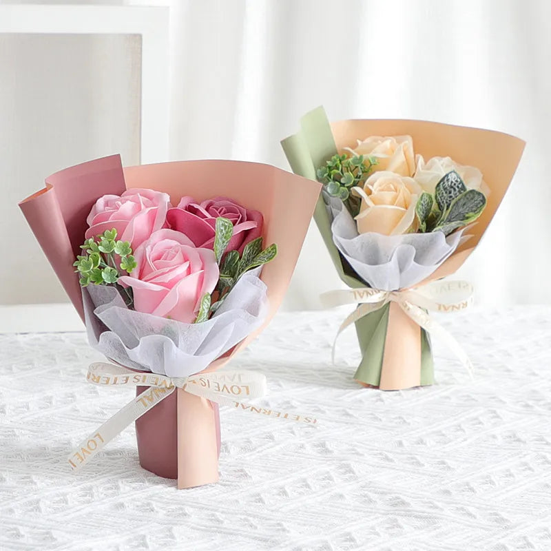 Valentine'S Day Romantic Multicolor Soap Flower Artificial flowers