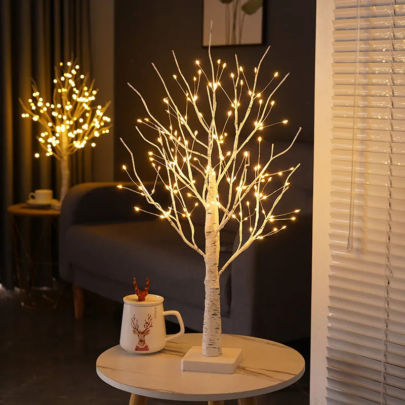 Led Tree Lights Christmas Party Decorations Easter Indoor Scene Atmosphere Lighting Tree Ornaments Glowing