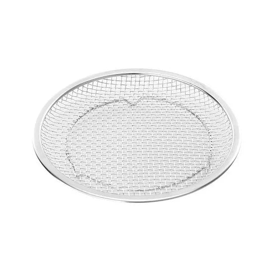 Stainless Steel Disc with Filter Mesh Household Kitchen Barbecue Fried  Oil Filter Plate Cooling Drain Plate