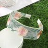 Lady Women's Flower Plastic Resin Hair Band