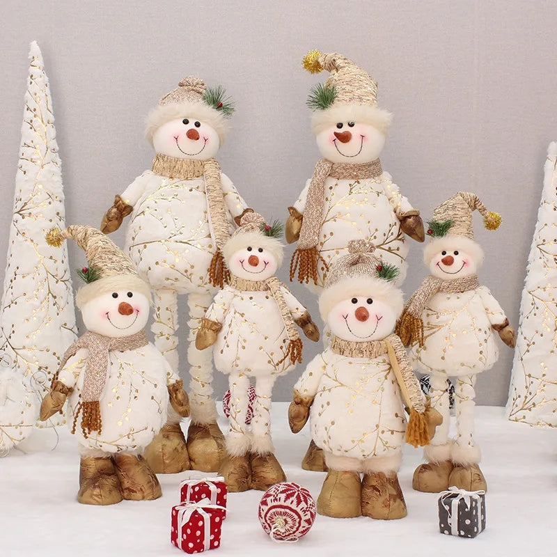 Christmas Cute Snowman PP Cloth Party Ornaments