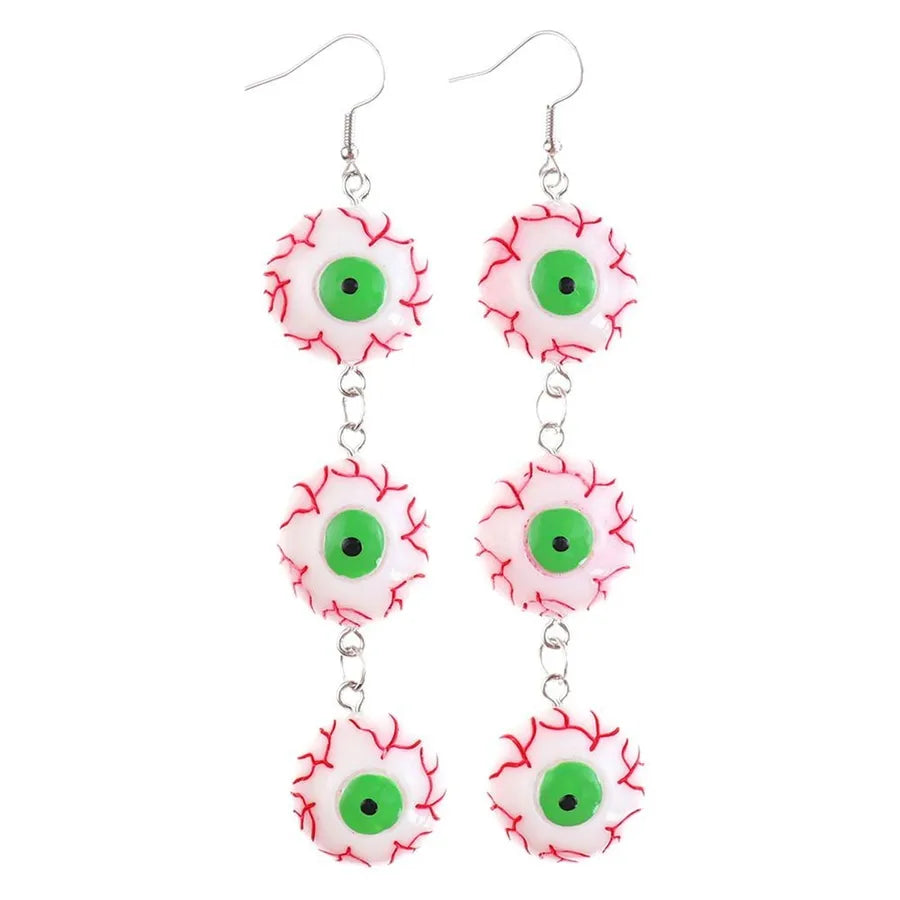 Long Pendant Halloween New Style Women's Fashion Simple Eye Drop Earrings Trendy Personality Dangle Earrings Animal Zodiac Design