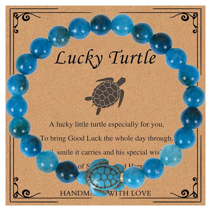 Casual Cute Tropical Tortoise natural stone Bracelets In Bulk