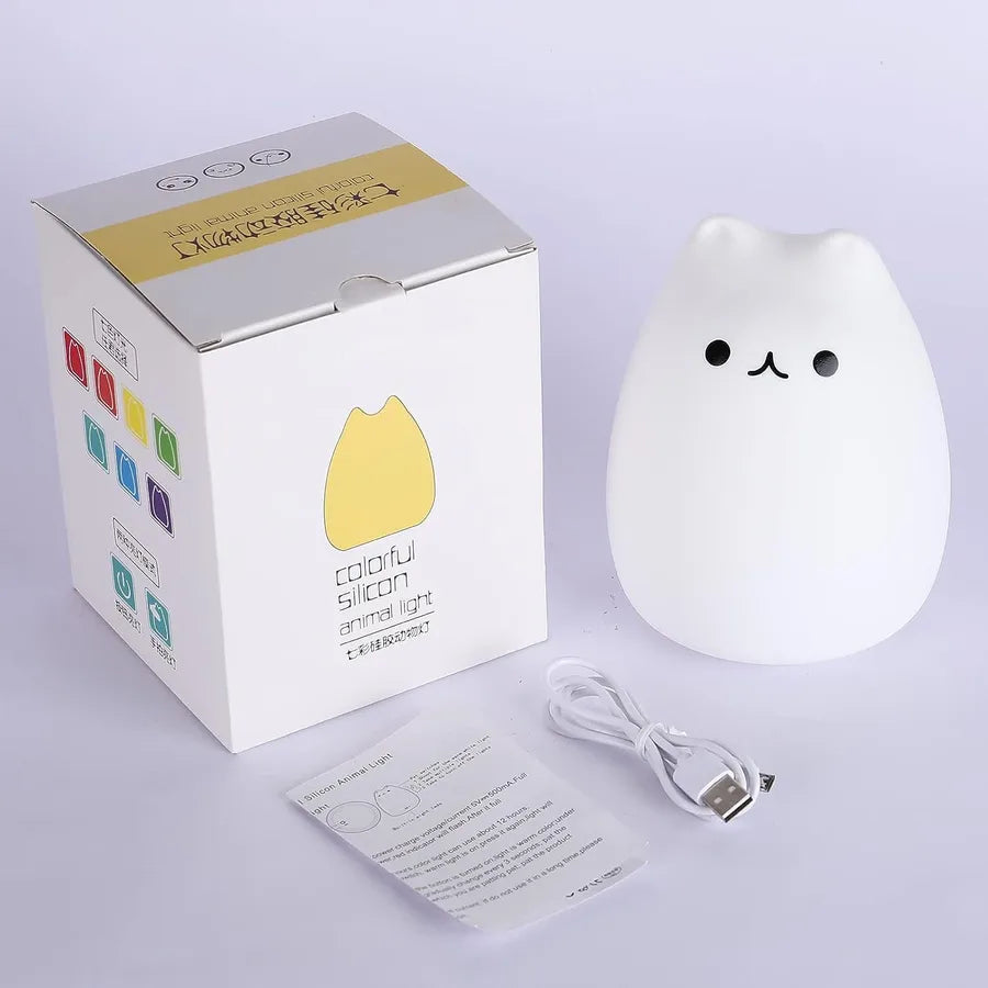 cute simple style cat silica gel artificial decorations