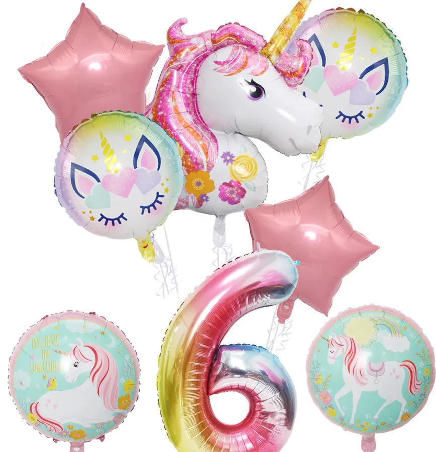 cute rainbow star  aluminum film home party carnival balloons