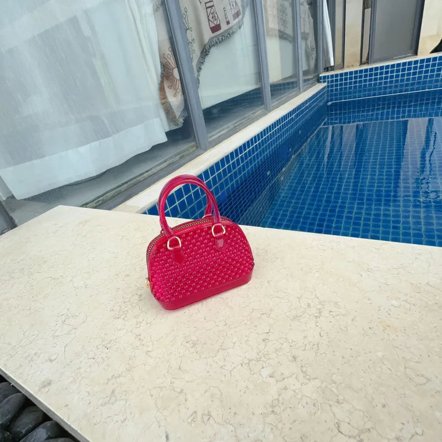 New PVC Jelly Shell Bag Mini Jelly Bag Handbag Trendy Best-Selling Shoulder Crossbody Jelly Bag