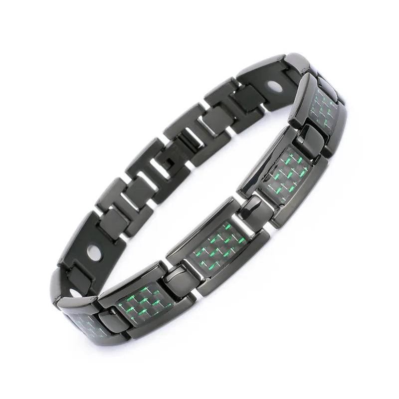 basic retro classic style geometric titanium steel men's bracelets