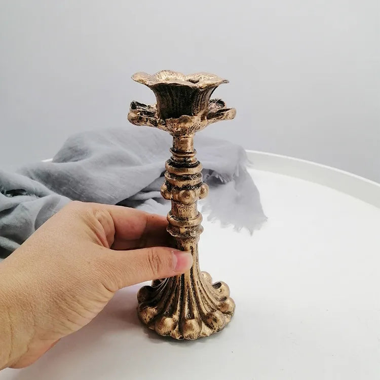 European-style Classical Aromatherapy Candle Holder Decoration Ornaments Bar Restaurant Decorations European-style Retro Nostalgic Shooting Props