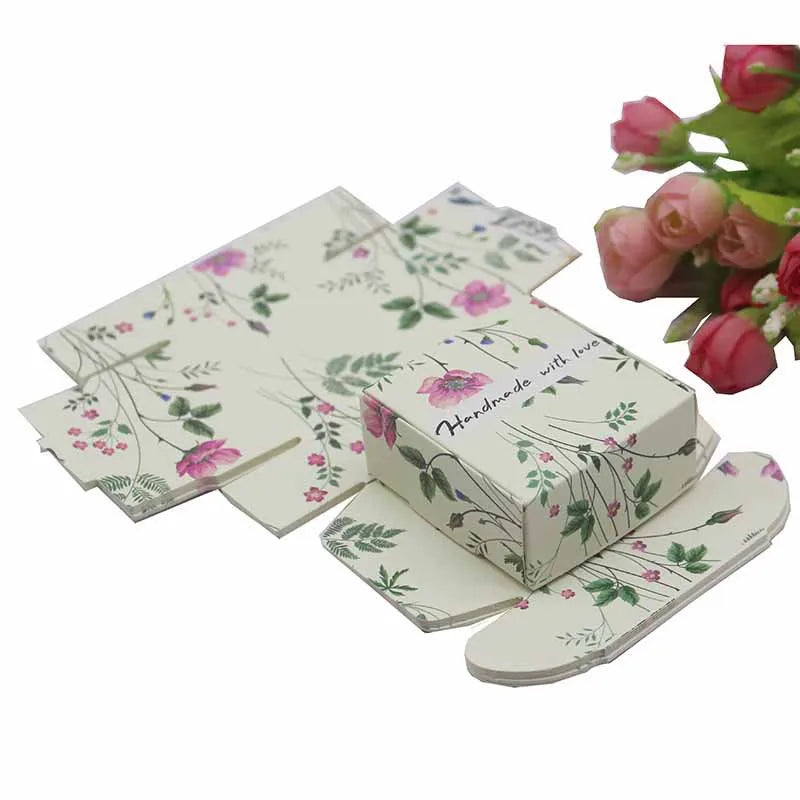 Multicolor Butterfly Handmade Gift Box Black Cow White Jewelry Packaging Thank You Box Elegant Present Container