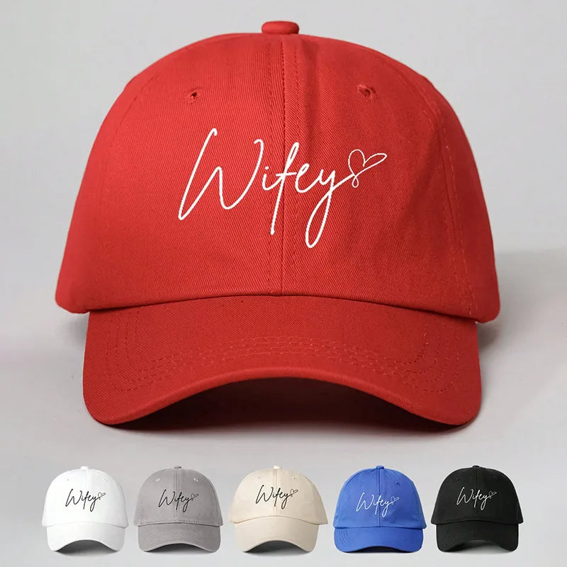 Women's Simple Style Classic Style Vocabulary Words/Name Curved Eaves Baseball Cap