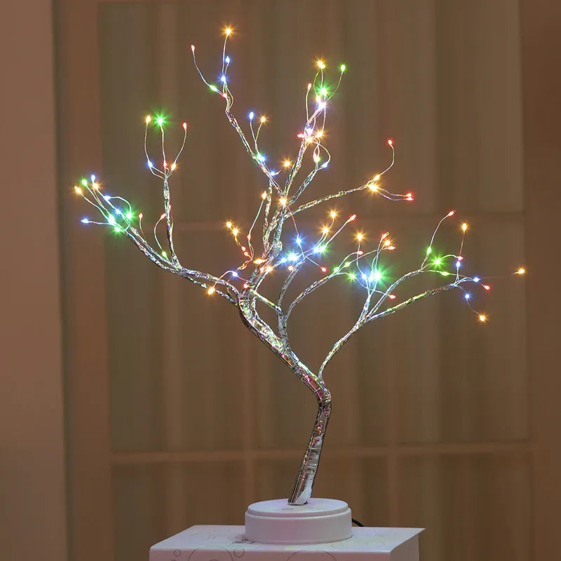 Christmas Retro Simple Style Star Tree Plastic Indoor Party Lightings