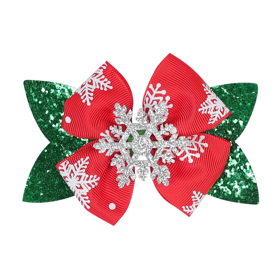 Christmas Cute Christmas Tree Snowflake Elk Ribbon Festival Party Supplies Party Accessories Any Match Assortment Pack