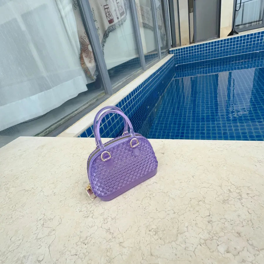 New PVC Jelly Shell Bag Mini Jelly Bag Handbag Trendy Best-Selling Shoulder Crossbody Jelly Bag