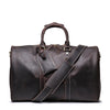 Luojia Men's Genuine Leather Travel Bag Crazy Horse Leather Duffel Bag Top Layer Cowhide  Retro Large Capacity Crossbody Bag Trendy