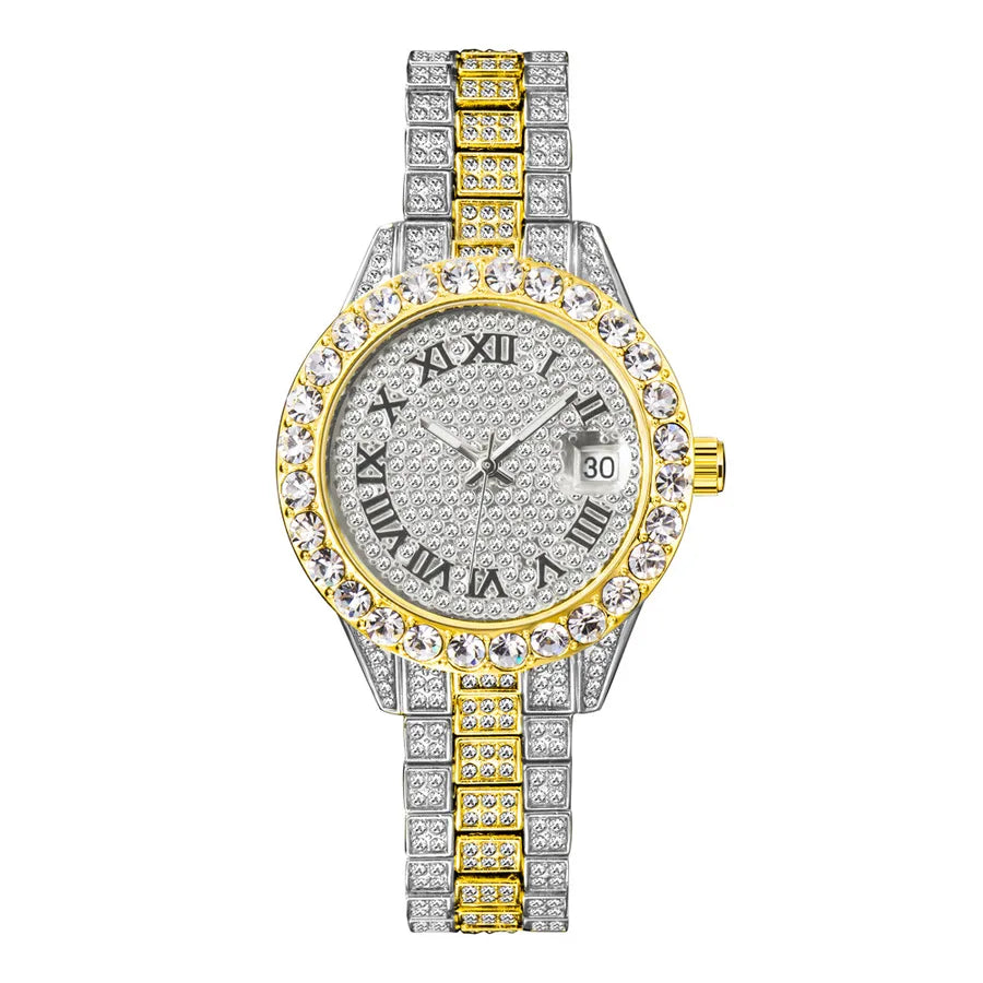 Fashion Geometric Butterfly Double Snap Quartz Women's Watches