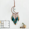retro romantic pastoral star moon feather pendant artificial decorations